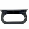 Truck-Lite Bracket Mount, 60 Series Lights, Used In Oval Shape Lights, Black Steel, 2 Screw Bracket Mount 60720-3